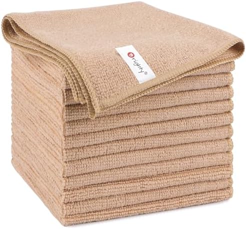 Orighty Microfiber Cleaning Cloth, Cleaning Rags, 12 Pack, 12x11 in by AllRightinOrighty