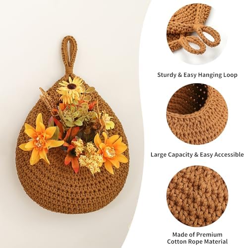 Boho Wall Hanging Fruit Baskets - Image 2