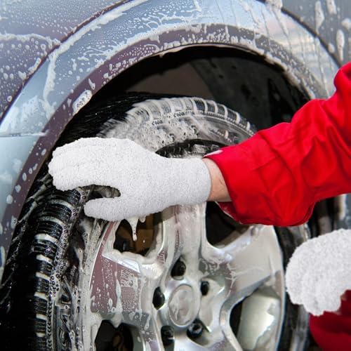 Patelai 3 Pairs Microfiber Dusting Gloves - Image 4
