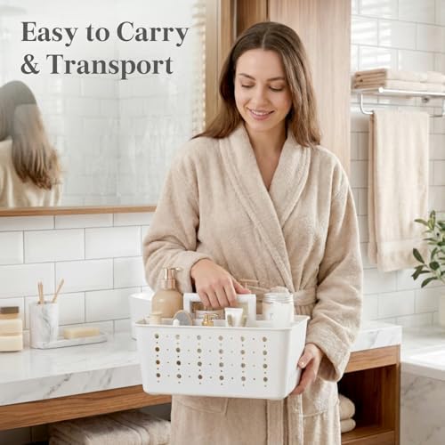 Lifewit Portable Shower Caddy, Plastic Basket Organizer, 2 Pack - Image 4