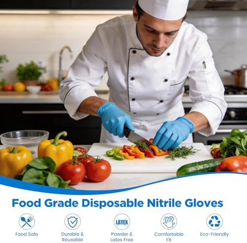 Food Grade Nitrile Gloves Small, 5 Mil - Image 2