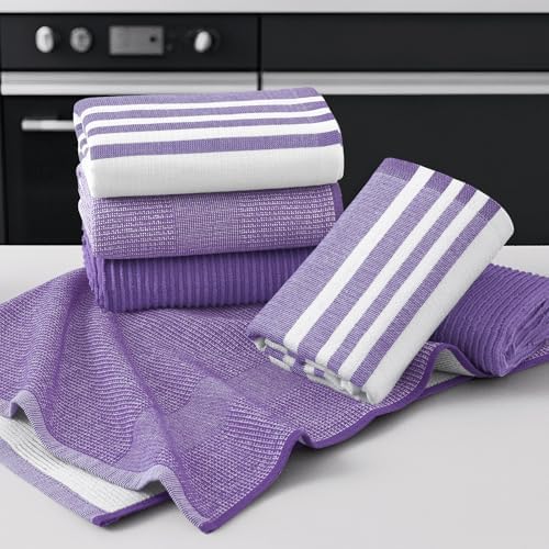 Homaxy Cotton 380 GSM Premium Kitchen Towels, 9 Pack - Image 5