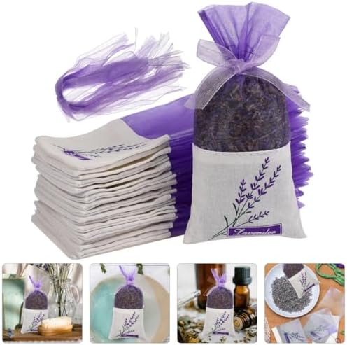 Amosfun 30pcs Empty Lavender Scented Sachets Bags - Image 2