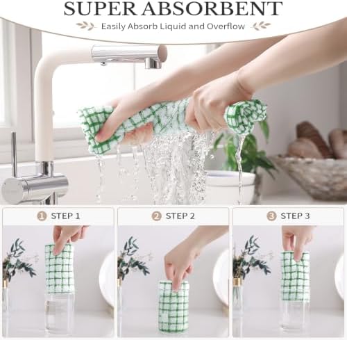 Homaxy 16 Pack Terry Kitchen Dish Cloths - Image 4