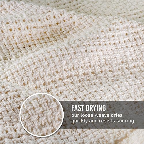 Old Fashion 100% Cotton Kitchen Towels - Image 5