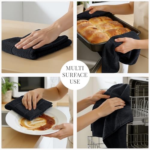 Homaxy 100% Cotton Kitchen Towels 18"x28", 6 Pack Dish Towels - Image 5