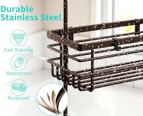HapiRm Hanging Shower Caddy Organizer - Image 5