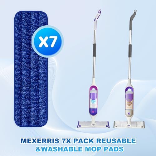 Washable Microfiber Mop Pads for Swiffer PowerMop: Wet Mop Refills 7 Pack - Image 2