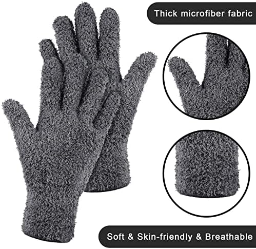 Patelai 3 Pairs Microfiber Dusting Gloves - Image 5