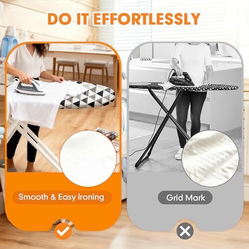 Ironing Board Cover and Pad, 18x49 Extra Wide, Scorch Resistant - Image 4