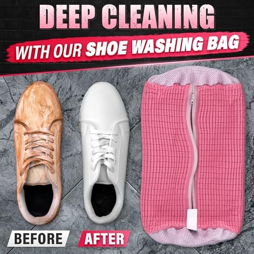 2 Pcs Reusable Shoe Washing Machine Bag, XXL - Image 5