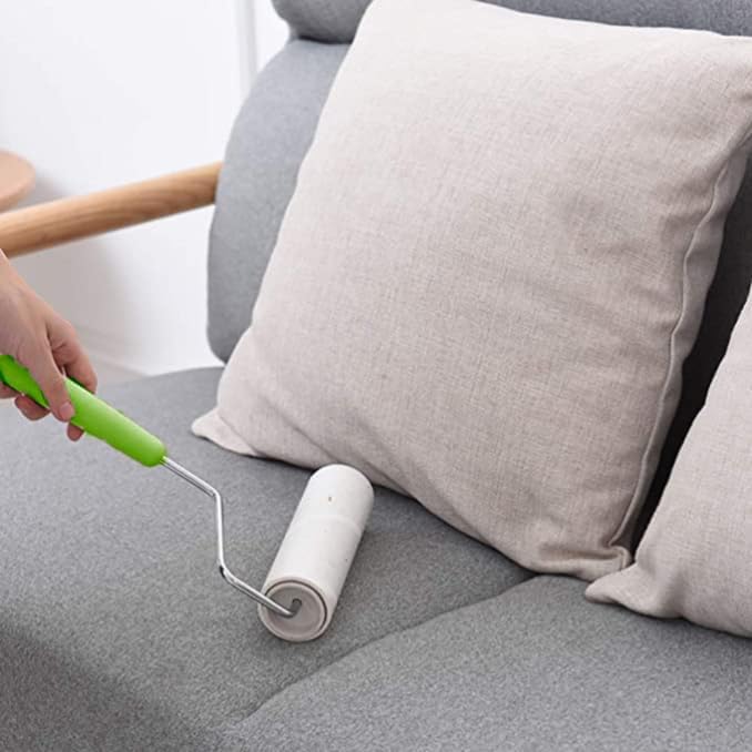 Leo 6.3-Inch Wide Lint Roller Refills, Dog Hair Roller Super Sticky Roll Floor - Image 5