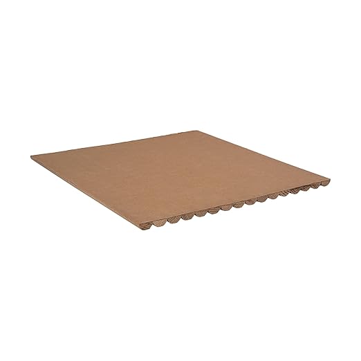 OUTWATER 1' x 4' Solid White Oak Flexible Tambour Sheet with 3/4" Half Round Slats, Unfinished & Flexible