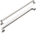 khtumeware | Appliance Handle Pull | Polished Nickel | 18 in (457 mm) Center-to-Center Drawer Pull | 1 Pack| Kitchen and Bathroom Cabinet Hardware | Furniture Hardware