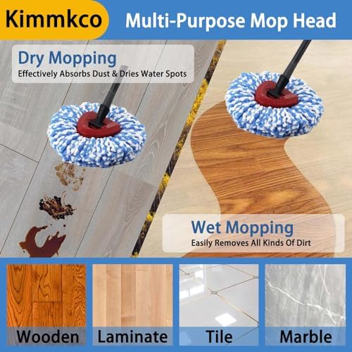 6 Pack Spin Mop Head Replacements - Image 5