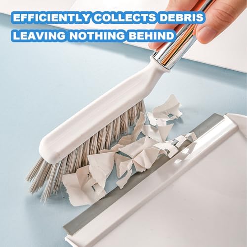 Small Broom with Dustpan Combo Set Mini Broom and Brush Set Hand Sweeper - Image 2