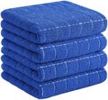 Homaxy 100% Cotton Terry Kitchen Towels, 4 Pack by Homaxy