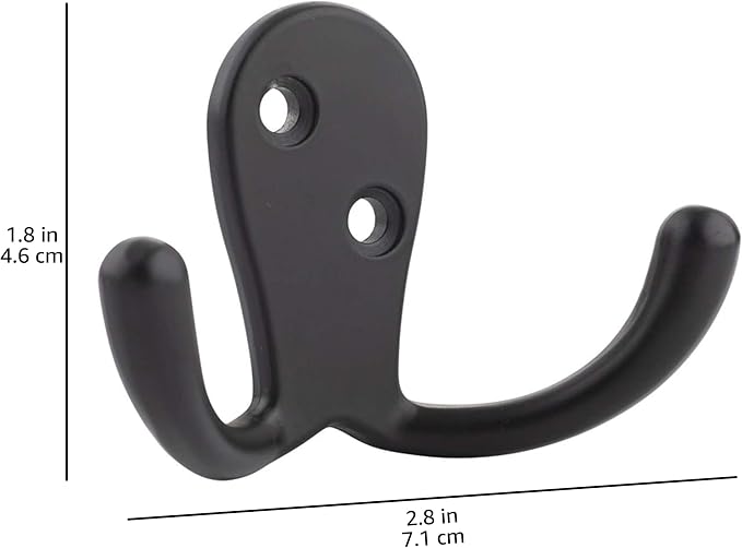 Amazon Basics Curved Zinc Robe Hook - Image 5