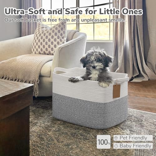 Goodpick 50L Large Woven Rope Storage Basket - Image 6