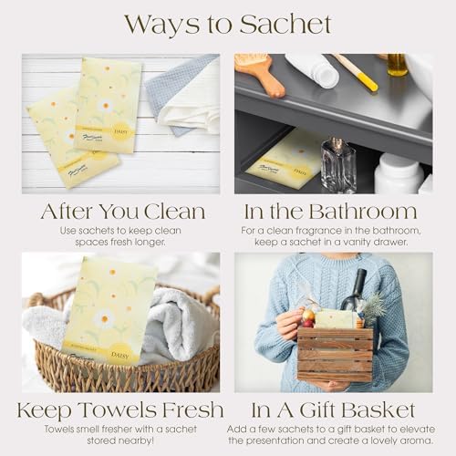 Daisy Scented Sachets Pack of 3, Spring and Summer - Image 5