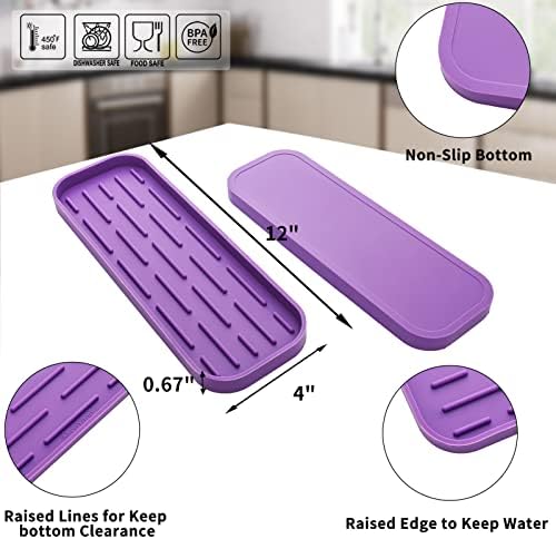 MicoYang Silicone Kitchen Sink Organizer Tray - Image 2