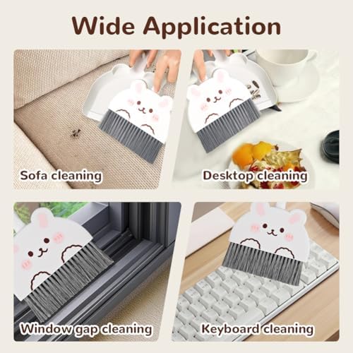 Portable Hand Broom and Dustpan Set, Cute Mini Broom and Dustpan Set - Image 6