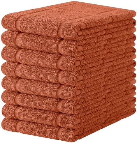 Homaxy 100% Cotton Kitchen Towels 18"x28", 8 Pack Dish Towels by Homaxy