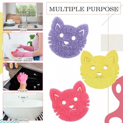 FillTouch Cat 3 Pcs Scrub Sponge - Image 6