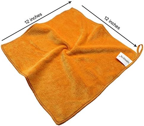Premium Ultra Absorbent Microfiber Cleaning Cloths, 400 GSM Lint Free Towels - Image 2