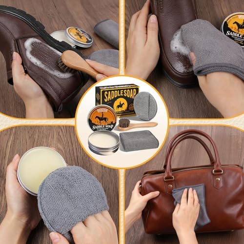 Nuroon Leather Boots Care Kit- Leather Cleaner Boots Shoes Cleaning Kit - Image 5
