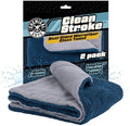 Chemical Guys, Clean Stroke Dual-Sided Glass Towels, 16 x 16 in, 2 Pack by ChemicalGuys