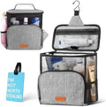 Hanging Toiletry Bag, Shower Caddy Tote Bag, Bath Organizer by HiVERST