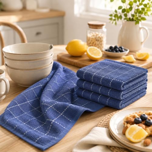 Kitinjoy 100% Cotton Terry Kitchen Towels, 13”x 28” - Image 3