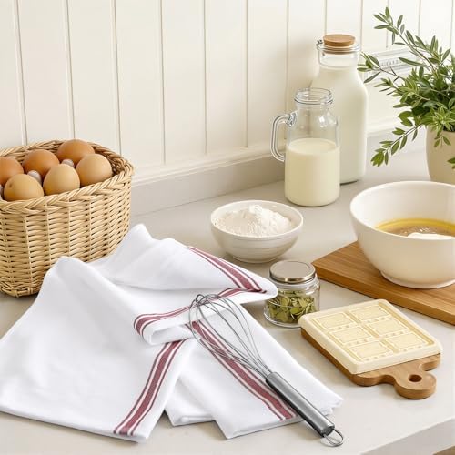 Homaxy 100% Ring Spun Cotton Kitchen Towels 8 Pack - Image 6