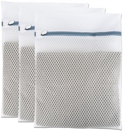 Lingerie Bags for Washing Delicates 3Pcs, Laundry Wash Bag, Honeycomb Mesh by Unknown