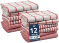 LANE LINEN Kitchen Towels Set of 12-100% Cotton, Quick-Drying 18” x 28” by LaneLinen