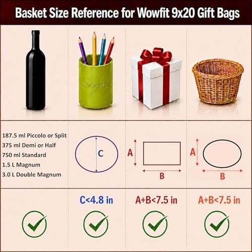 Wowfit 9x20 Clear Cellophane Bags - Image 3
