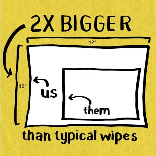 Tub O' Towels Heavy-Duty Multi-Surface Cleaning Wipes – Extra-Large 10" x 12" - Image 6