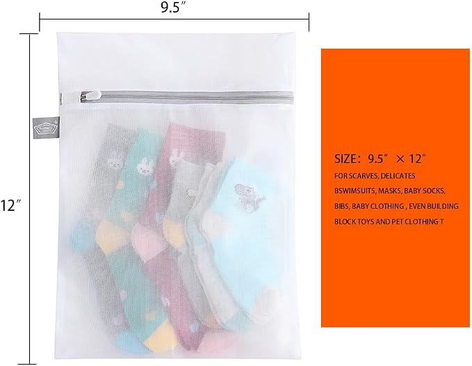 Kimmama Lingerie Bags for Washing Delicates, Mesh Laundry Bag for Delicates - Image 2