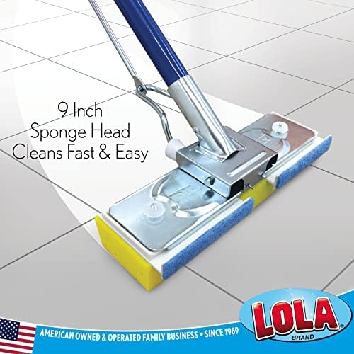 LOLA Squeeze Matic Butterfly Sponge Mop Refill, 4 Pack Replacement Head - Image 4