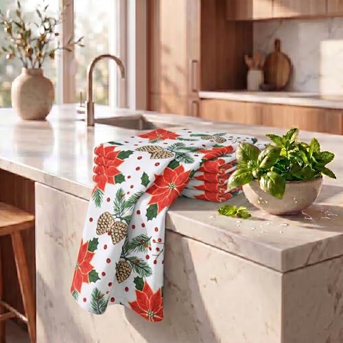 Urban Villa Kitchen Towels Cotton Dish Towels 20”x30” Pinecone - Image 6