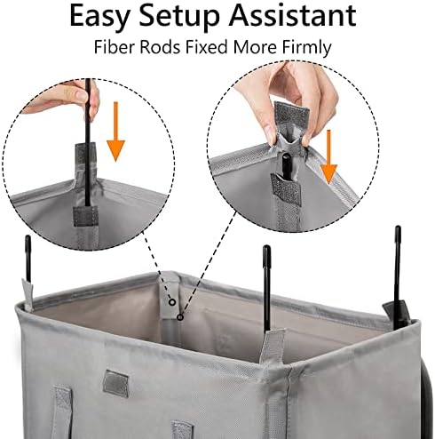 WOWLIVE 100L Laundry Hamper - Image 7