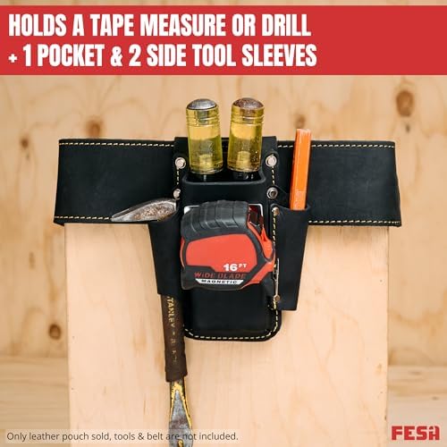 FESA Small Leather Tool Pouch - Image 3
