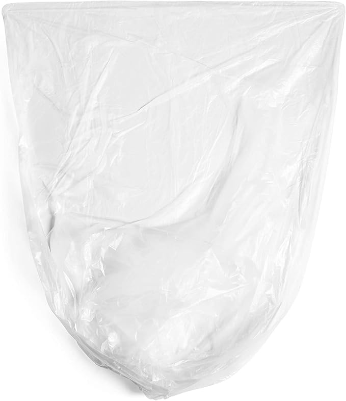 Aluf Plastics 26 Gal Clear Trash Bags, 16 Micron - Image 3