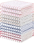 Homaxy 12 Pack Terry Kitchen Dish Cloths by Homaxy