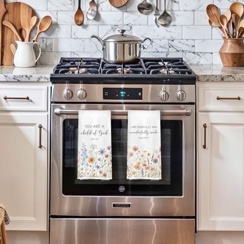 Floral Christian Kitchen Towel Set - Image 4
