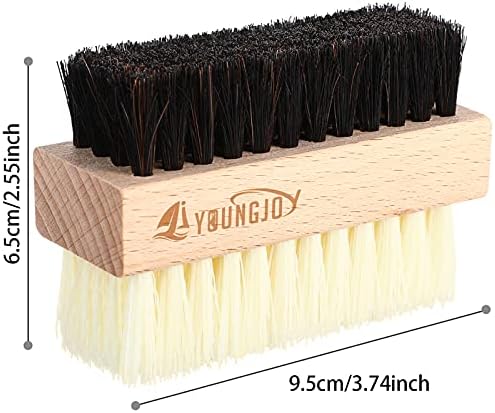 YoungJoy Dual Sided Sneaker Shoe Cleaner Brush Set Shoes Clean Brush Kit - Image 2