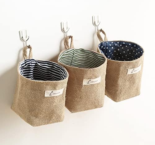 Hanging Basket, 6 Pack Wall Baskets, Wall Hanging Storage Bag - Image 7