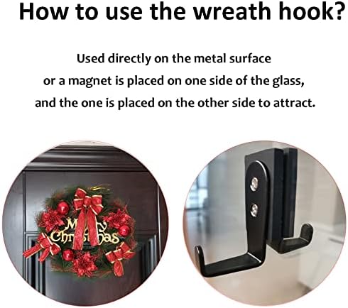 ULIBERMAGNET 4 Pack Magnetic Hooks, Strong Magnetic Coat Hooks, Heavy Duty - Image 6