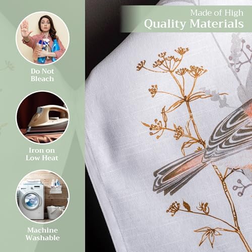 Maison d' Hermine Kitchen Towels Set of 3 Reusable 100% Cotton 27.50" x 20" - Image 3
